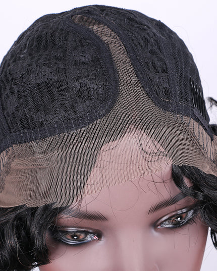 Pixie Cut Wig 13*4*1 lace part -Model--9003-1B#