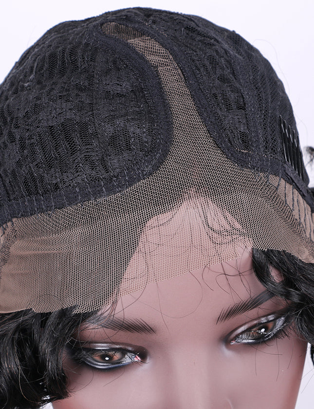 Pixie Cut Wig 13*4*1 lace part -Model--9003-1B#