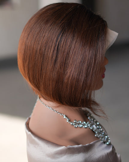 Pixie cut wig 13x4 Lace Frontal Wig---Ombre #T1/4 --JK045