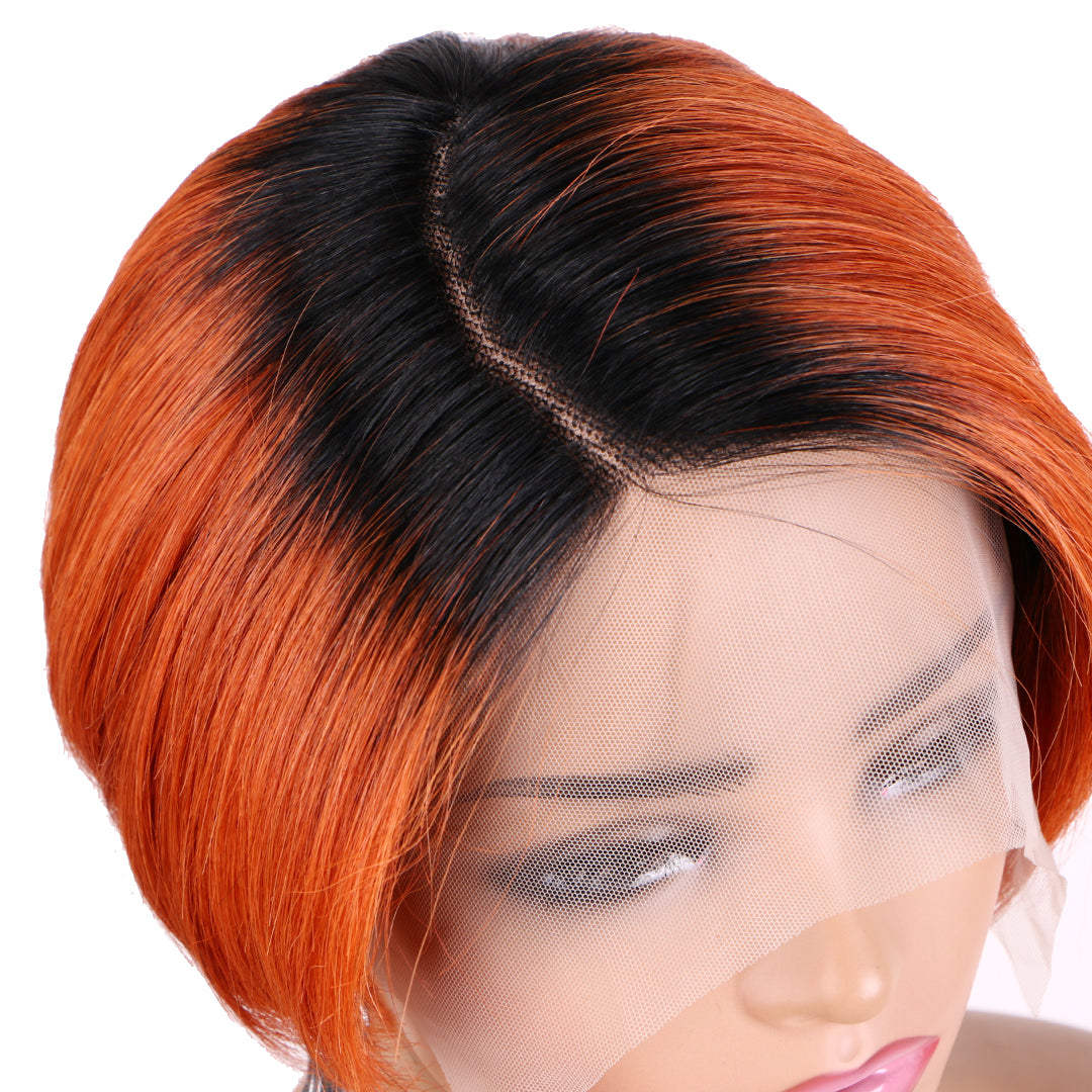 Pixie Cut Wig 13*4*1 lace part ---9164-1B/350#---RMB 120--100g