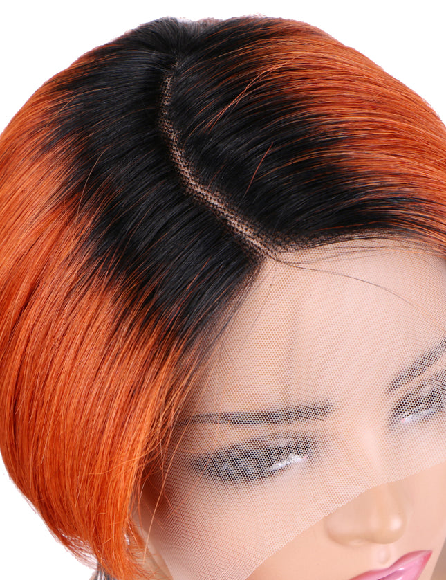 Pixie Cut Wig 13*4*1 lace part ---9164-1B/350#---pay 1 get 2