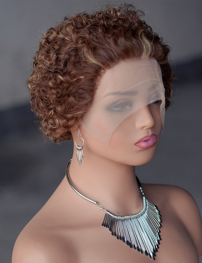 Pixie Cut Wig 13*1 lace part ---JK2016---4/27---buy 1 get 2