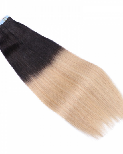 tape in hair extensions- Ombre Color 1B/24