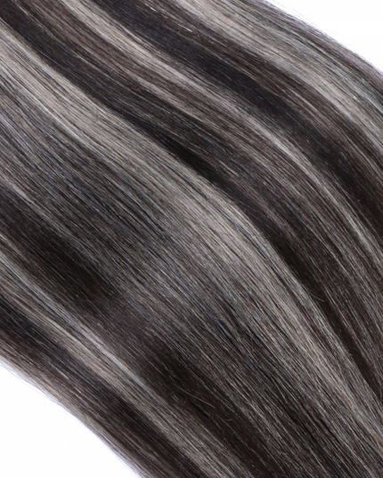 tape in hair extensions-Color P 1B/Grey