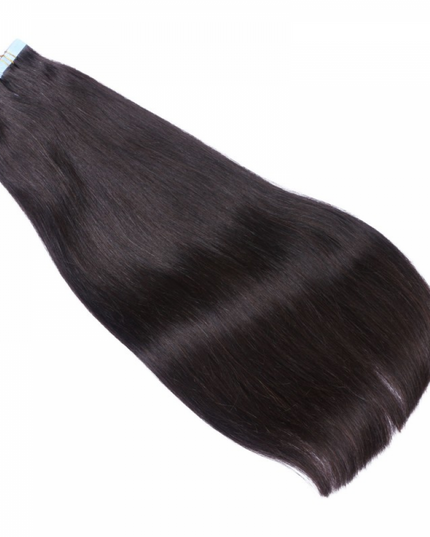 tape in hair extensions-Natural black color