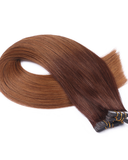 tape in hair extensions---Ombre Color 2 and 8