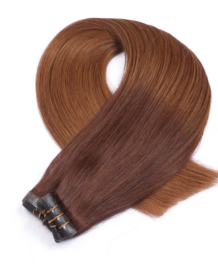 tape in hair extensions---Ombre Color 2 and 8