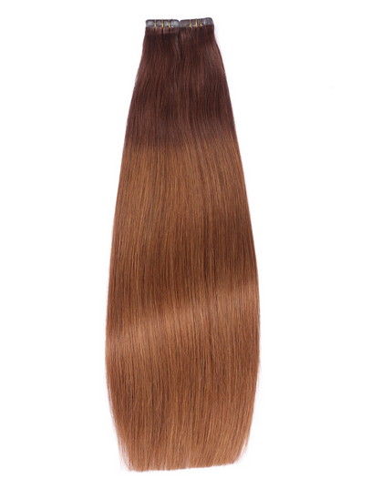 tape in hair extensions---Ombre Color 2 and 8