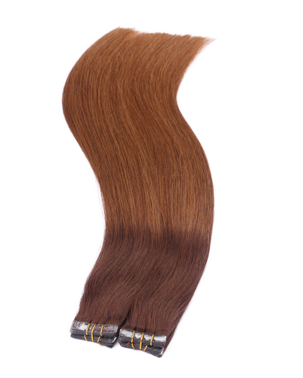 tape in hair extensions---Ombre Color 2 and 8
