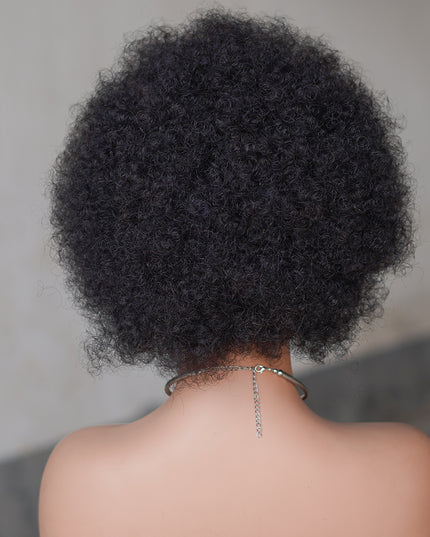 Machine made pixie cut wig---JK9032-10 inch