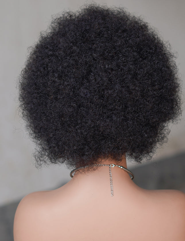 Machine made pixie cut wig---JK9032-10 inch