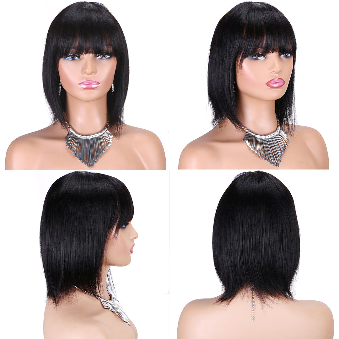 Machine made pixie cut wig---JK9030---10 inch--- RMB 110