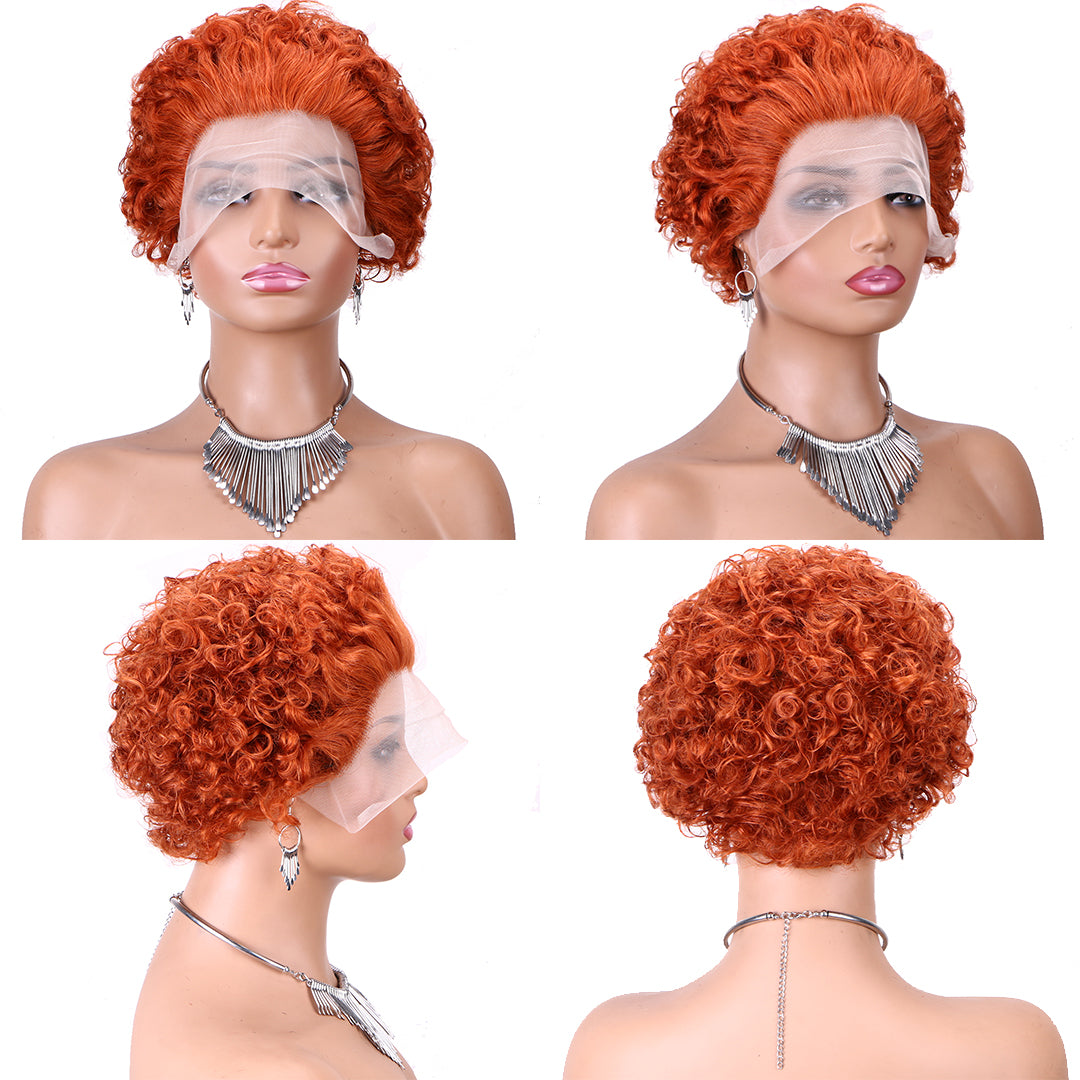 Pixie Cut Wig 13*1 lace part ---JK2016---350#----RMB 99