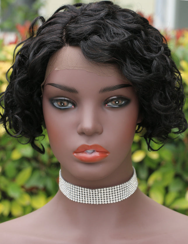 Pixie Cut Wig 13*4*1 lace part -Model--9003-1B#