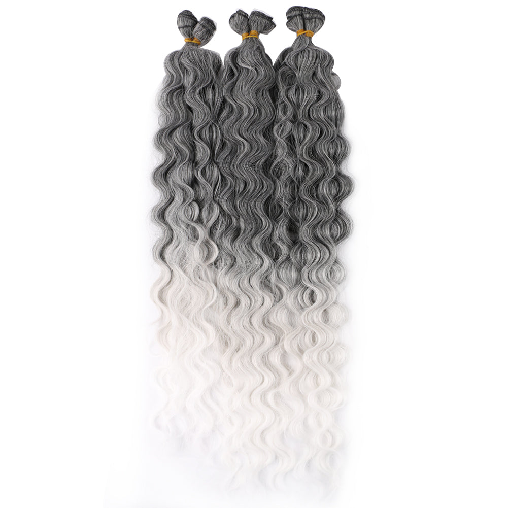 Fiber body wave Six Piece Set Hair weft-4