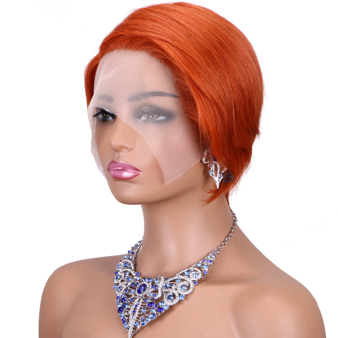 Pixie Cut Wig 13*4*1 lace part --9164-350#--RMB 120--100g