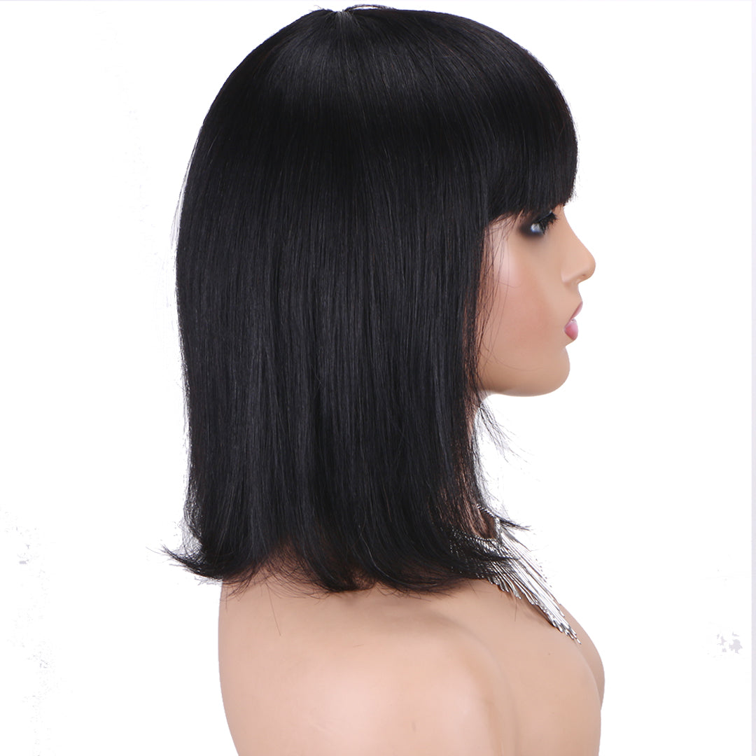 Machine made pixie cut wig---JK9030---12 inch--- RMB 155