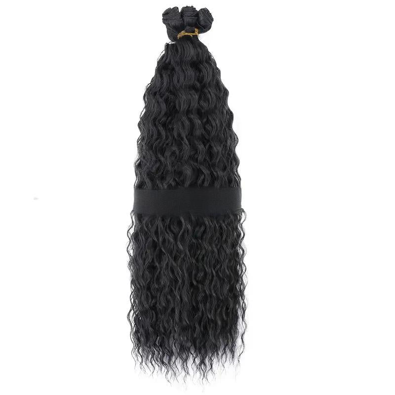 fiber deep wave hair weft eight-piece set 22-24-26 inches
