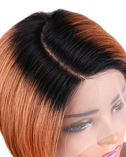 Pixie Cut Wig 13*4*1 lace part ---9164-1B/30#---pay 1 get 2