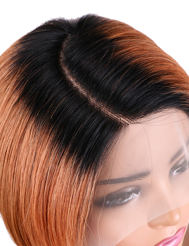 Pixie Cut Wig 13*4*1 lace part ---9164-1B/30#---pay 1 get 2