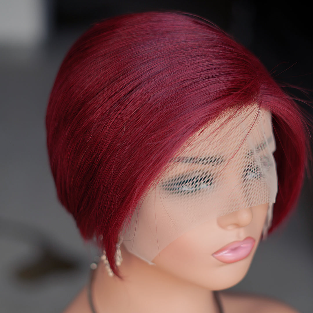 Pixie Cut Wig 13*4*1 lace part --9164-RMB 120--100g