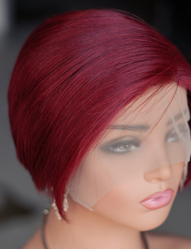 Pixie Cut Wig 13*4*1 lace part --9164---pay 1 get 2