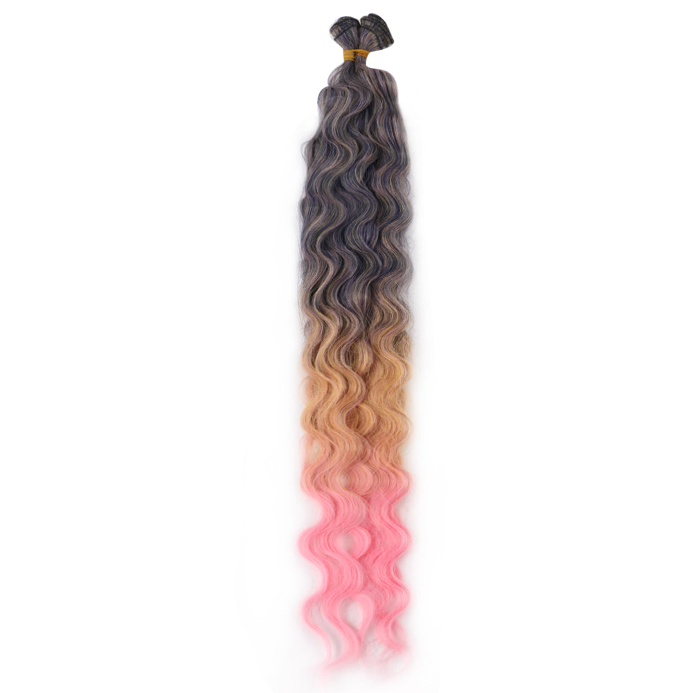 Fiber body wave Six Piece Set Hair weft-5