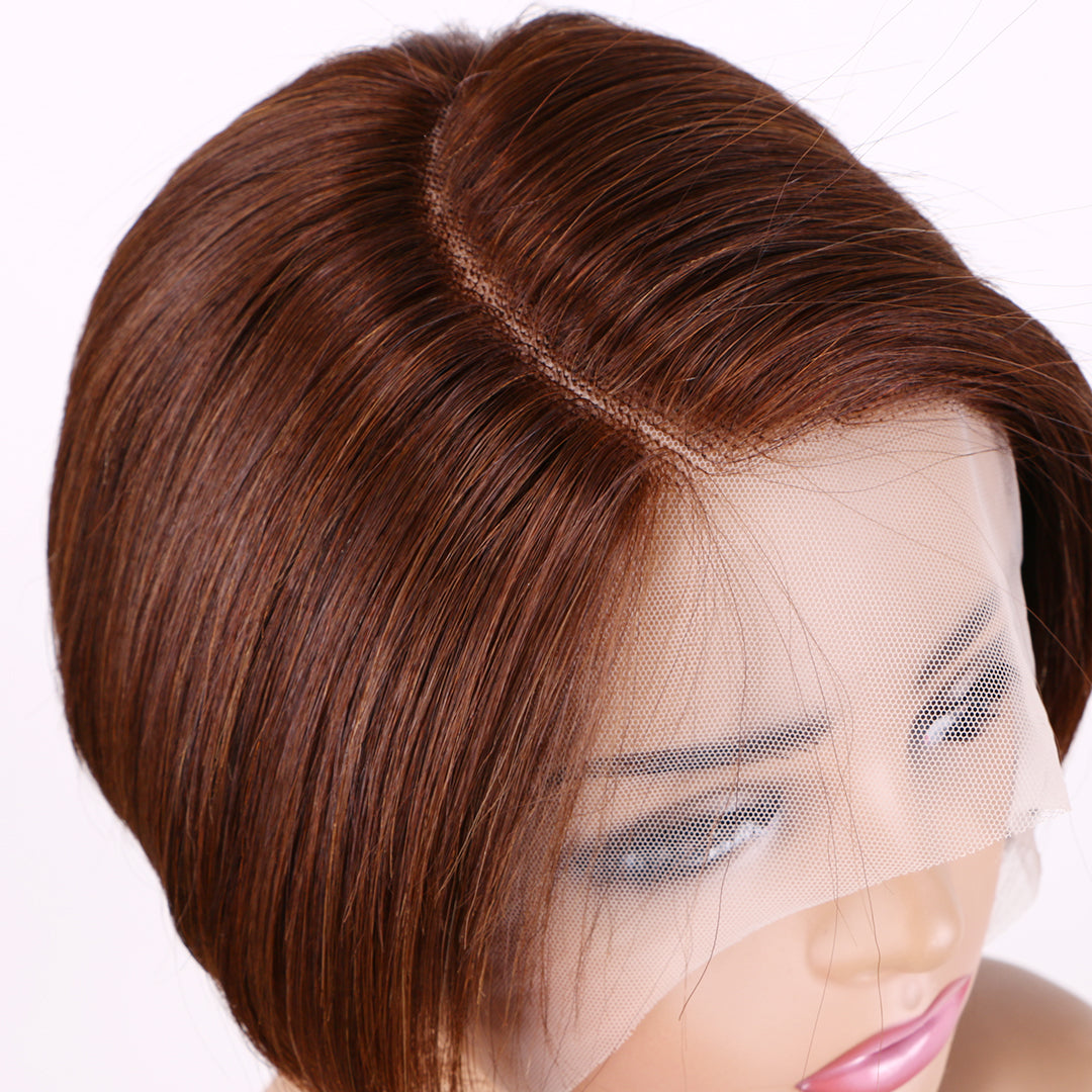 Pixie Cut Wig 13*4*1 lace part --9164-4#----RMB 120--100g