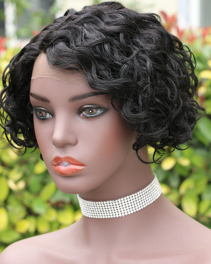 Pixie Cut Wig 13*4*1 lace part -Model--9003-1B#