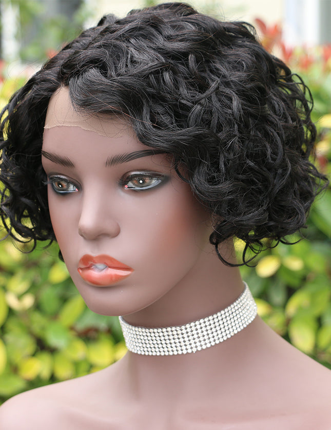 Pixie Cut Wig 13*4*1 lace part -Model--9003-1B#