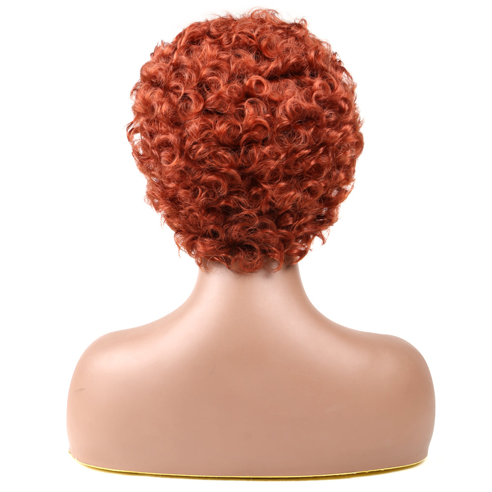 Synthetic Hair Wig Wool Roll -orange