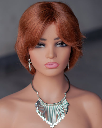 Machine made pixie cut wig---#30----JKF661---pay 1 get 2
