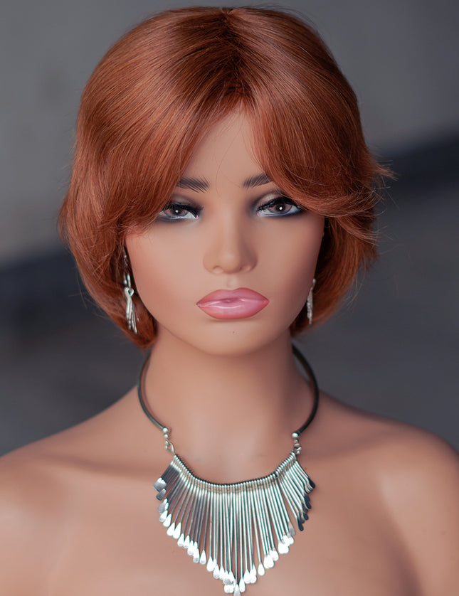 Machine made pixie cut wig---#30----JKF661---pay 1 get 2