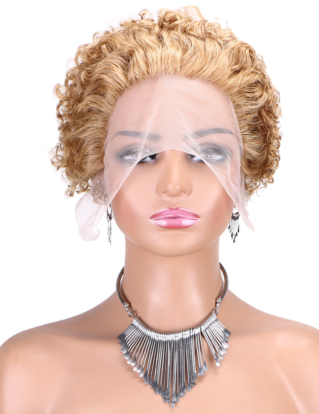 Pixie Cut Wig 13*1 lace part---JK2016---27#---buy 1 get 2