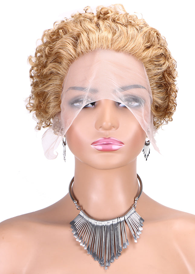 Pixie Cut Wig 13*1 lace part---JK2016---27#---buy 1 get 2