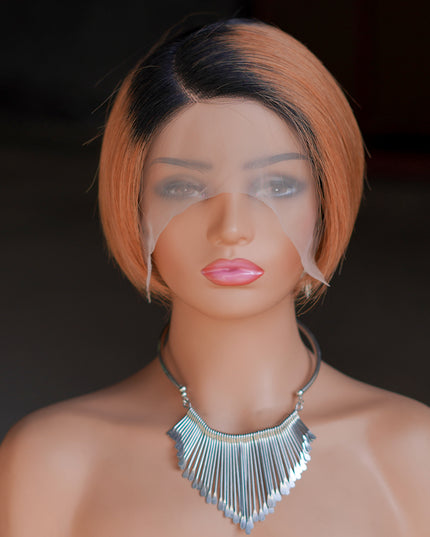 Pixie Cut Wig 13*4*1 lace part ---9164-1B/30#---pay 1 get 2