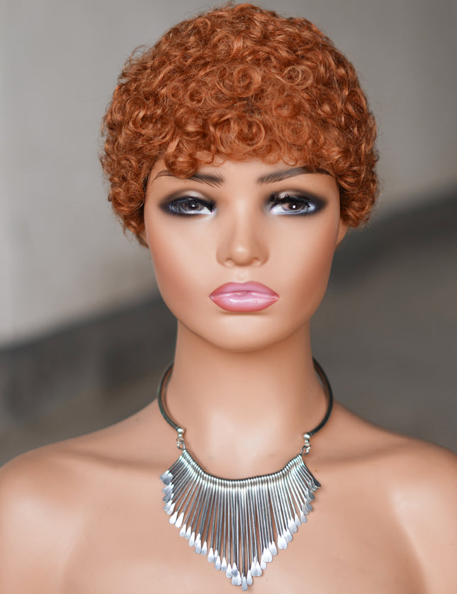 Machine made pixie cut wig---JK9044---#30-pay 1 get 2