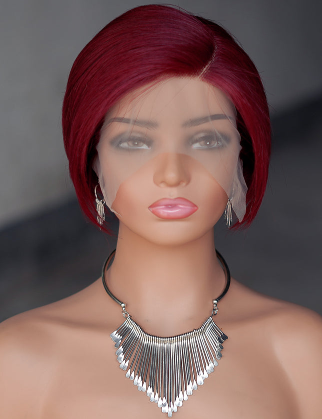 Pixie Cut Wig 13*4*1 lace part --9164---pay 1 get 2