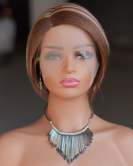 Pixie Cut Wig 13*4*1 lace part --9164-4/27#---pay 1 get 2