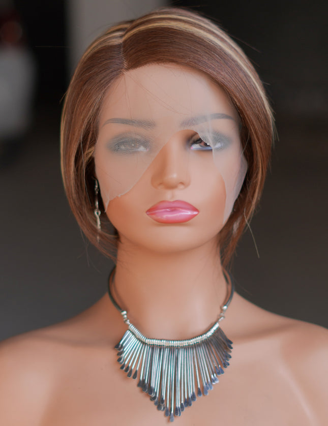 Pixie Cut Wig 13*4*1 lace part --9164-4/27#---pay 1 get 2