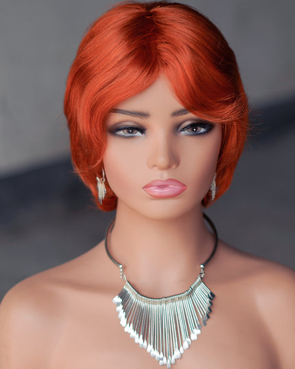 Machine made pixie cut wig---#350---JKF661--- pay 1 get 2