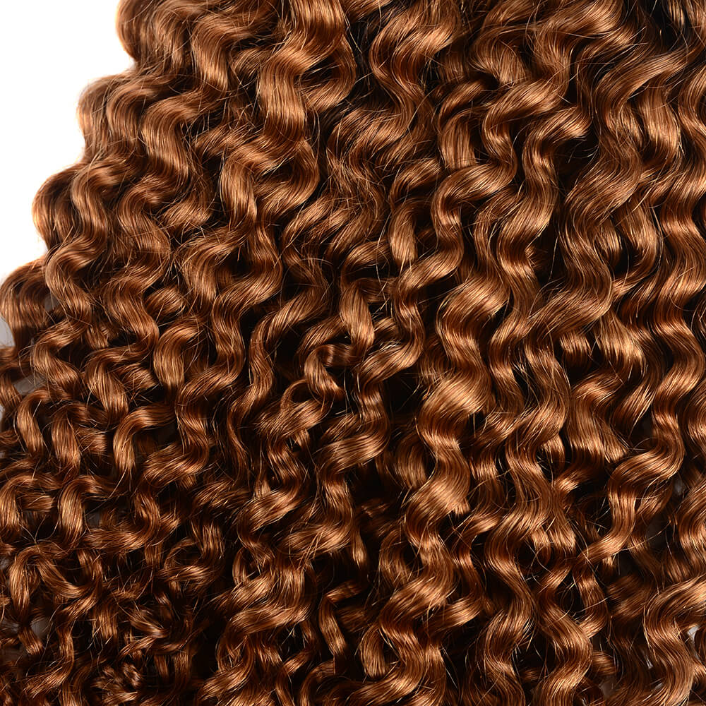 1B/30 curly Brazilian Virgin Hair bundles 1pc