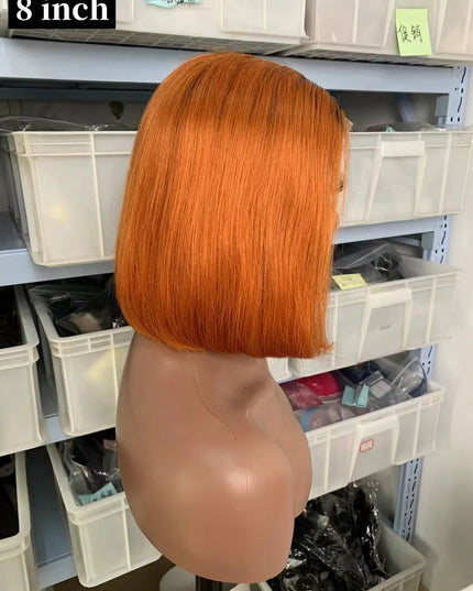 1B/350 straight Bob Wig 4x4，5*5 Lace closure wig 100% Virgin Human Hair 150% density