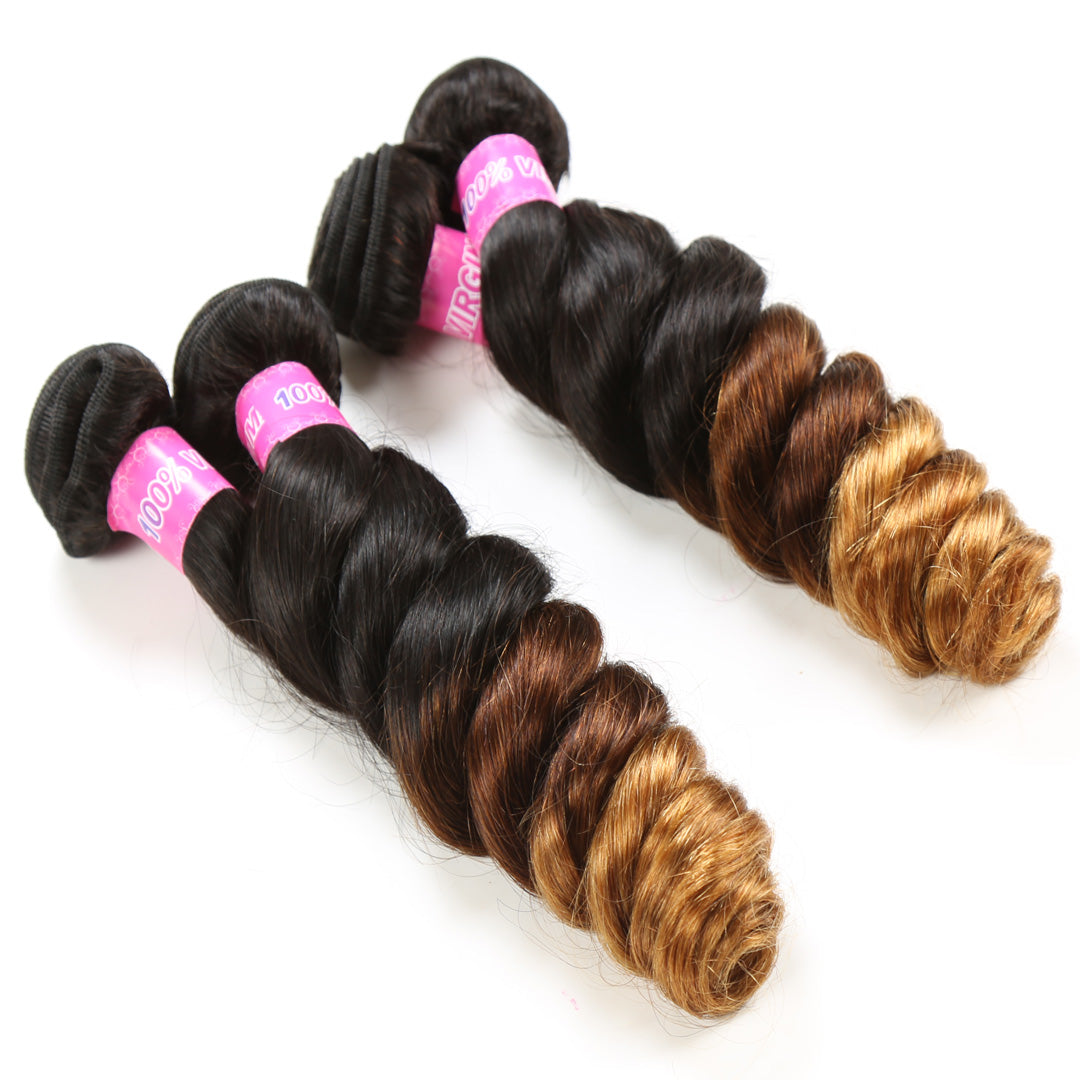 Loose wave 1B/4/30 Virgin  humanHair bundles 1pc 12A