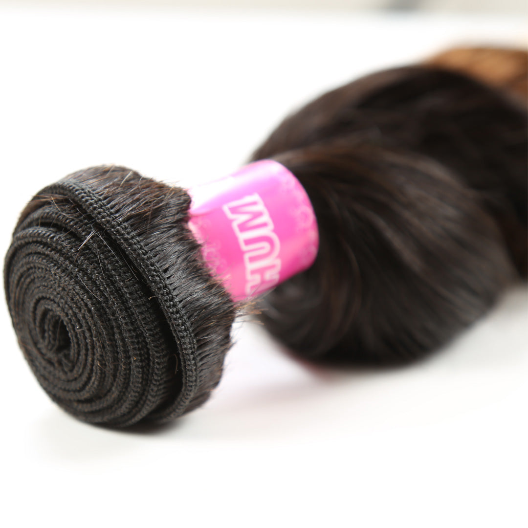 Loose wave 1B/4/30 Virgin  humanHair bundles 1pc 12A