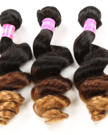 Loose wave 1B/4/30 Virgin  humanHair bundles 1pc 12A