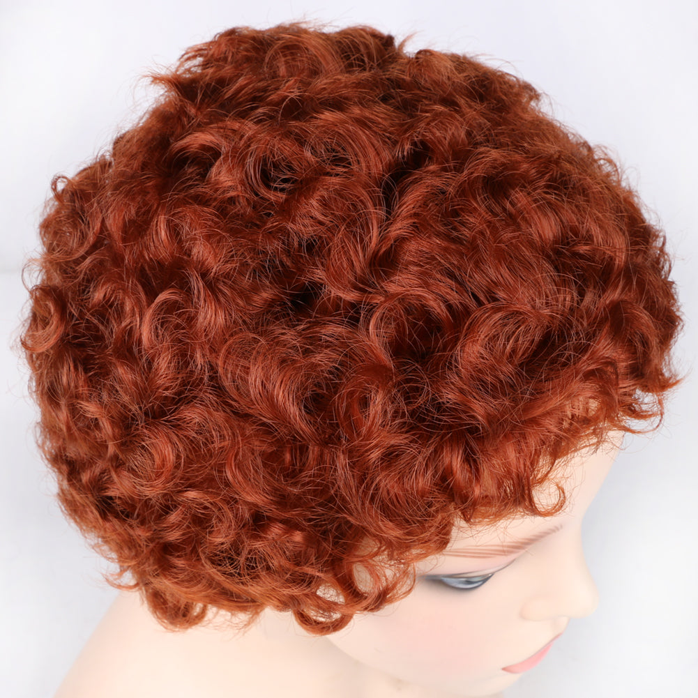 Synthetic Hair Wig Wool Roll -orange