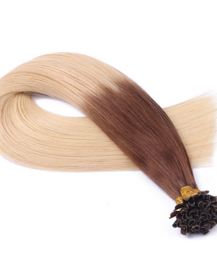 U tip hair extensions- Ombre 4/60 Color