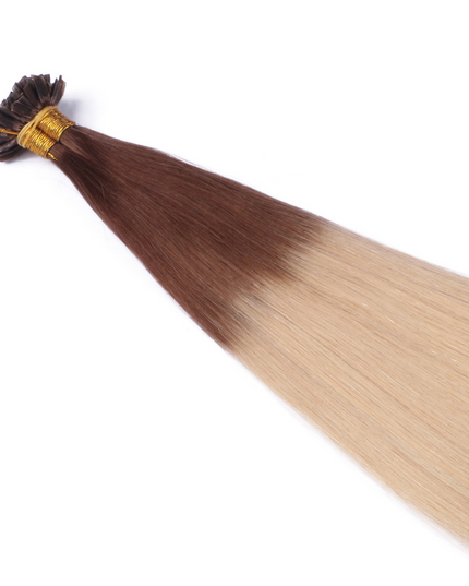 U tip hair extensions- Ombre 4/60 Color