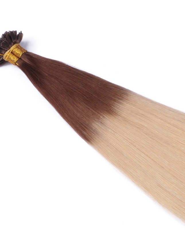 U tip hair extensions- Ombre 4/60 Color